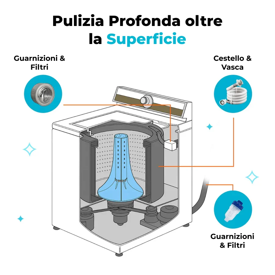Pastiglie pulisci lavatrice - LavaFresh