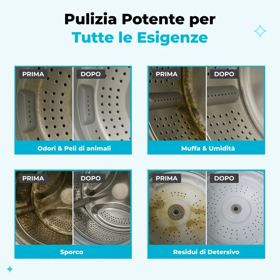 Pastiglie pulisci lavatrice - LavaFresh