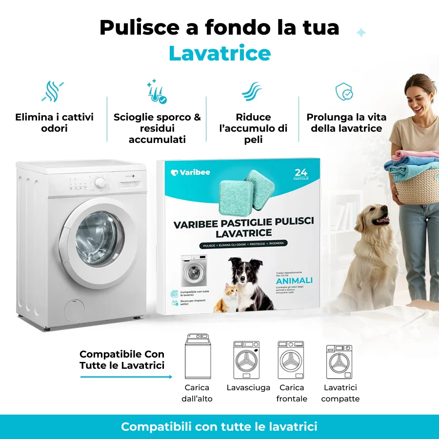 Pastiglie pulisci lavatrice - LavaFresh